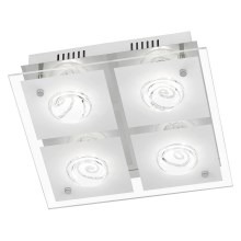 Wofi 9105.04.01.6300 - LED Plafond Lamp TYRA 4xLED/4W/230V