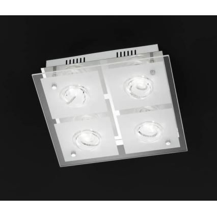 Wofi 9105.04.01.6300 - LED Plafond Lamp TYRA 4xLED/4W/230V