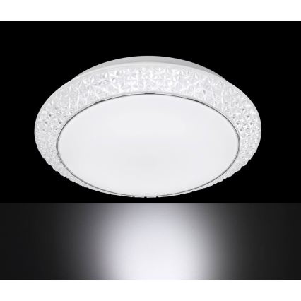 Wofi 9246.01.06.6410 - LED Dimbare plafondlamp VELDEN LED/18W/230V