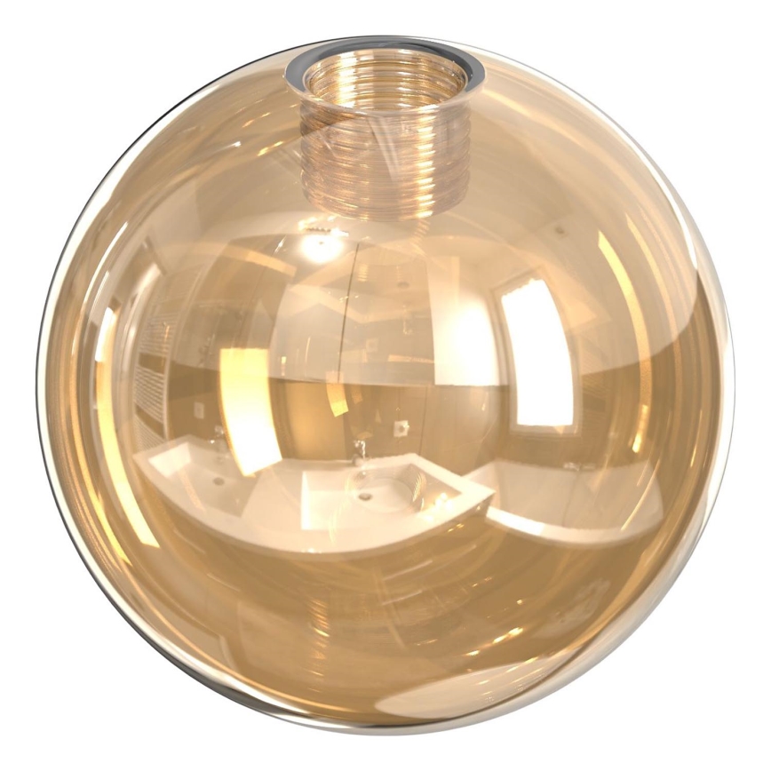 Wofi - Vervangingsglas voor kroonluchter, tafellamp, vloerlamp en wandlamp VILLA diameter 10 cm beige