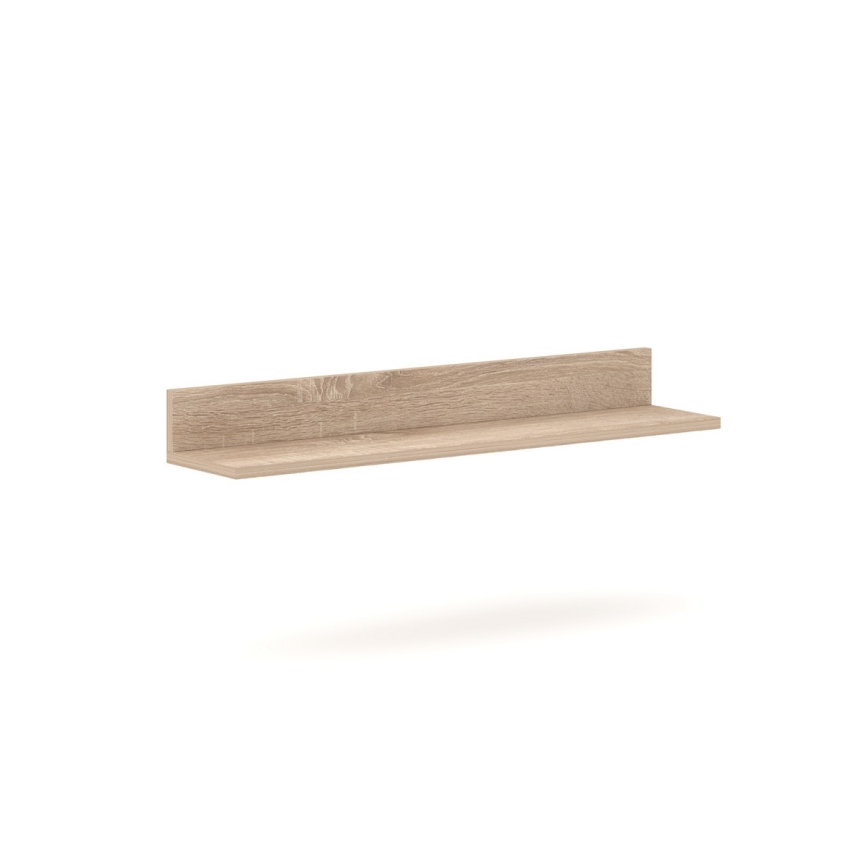 Woonwand BRICK sonoma eik/wit