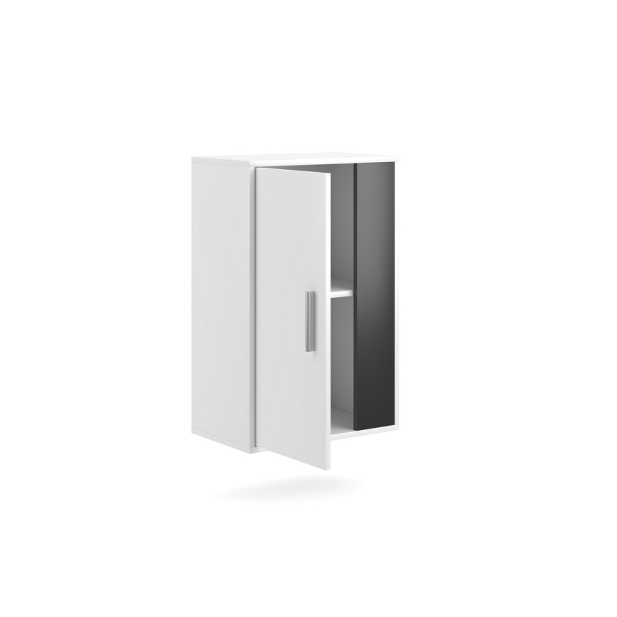 Woonwand BRICK wit/zwart