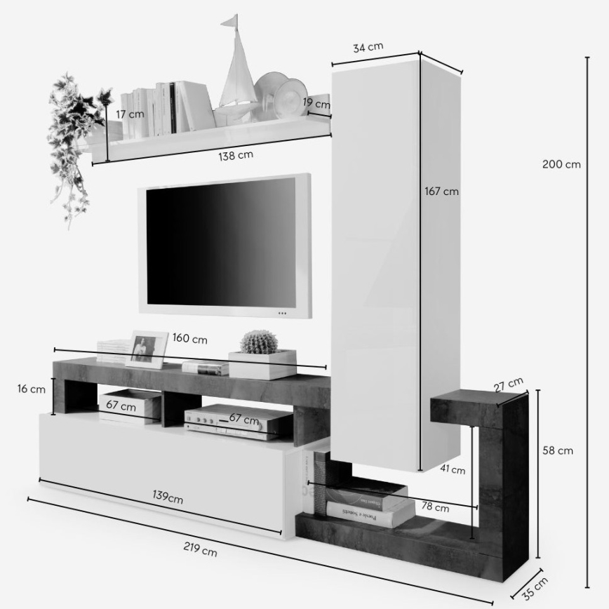 Woonwand LENOR kasjmier/bruin