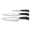 Wüsthof - CLASSIC IKON 3-delige set keukenmessen, zwart