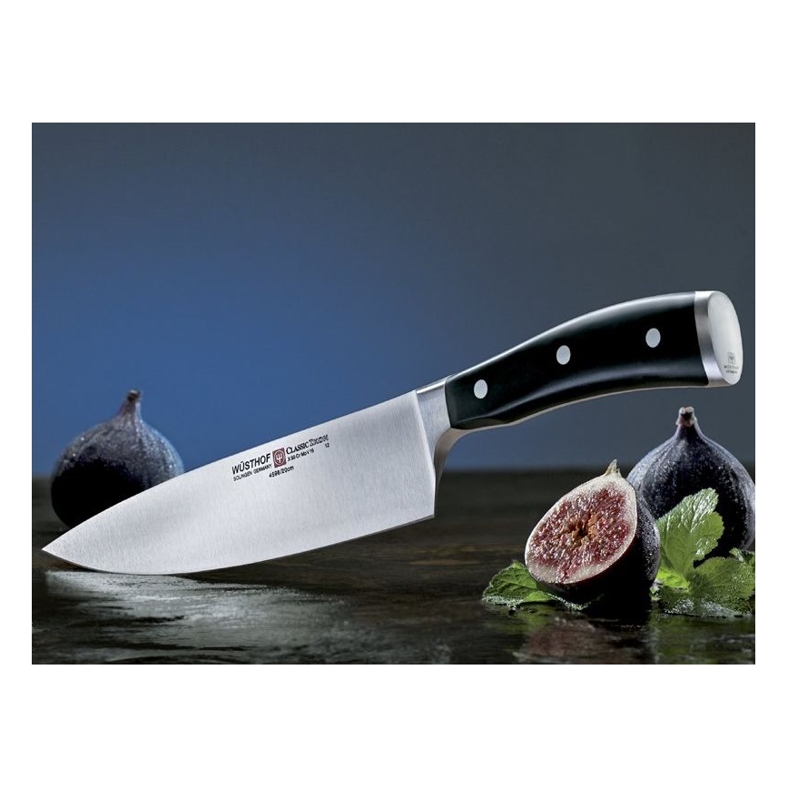 Wüsthof - CLASSIC IKON 3-delige set keukenmessen, zwart