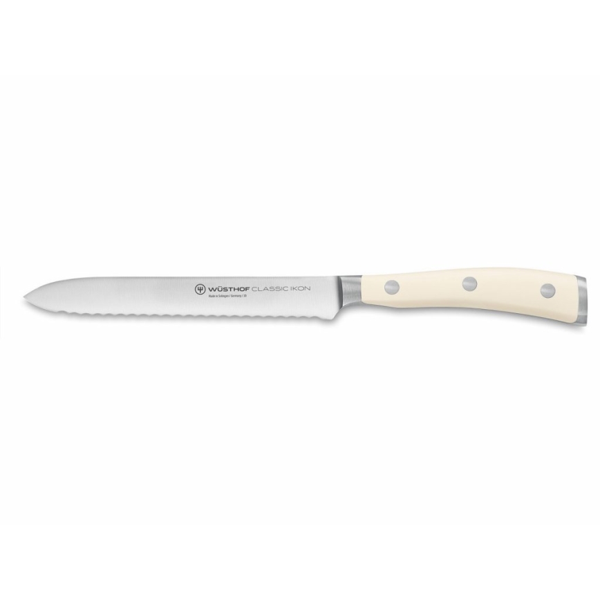 Wüsthof - Set keukenmessen in standaard CLASSIC IKON 7-delig essen/crème