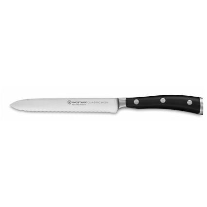 Wüsthof - Set keukenmessen in standaard CLASSIC IKON 7-delig essen/zwart