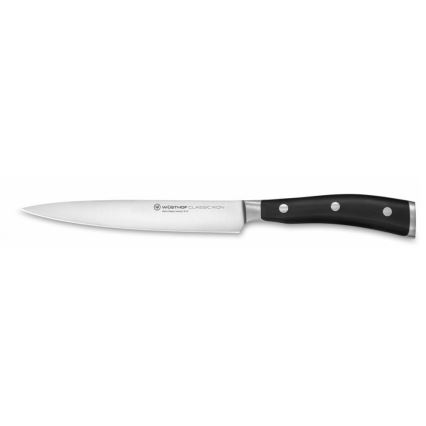 Wüsthof - Set keukenmessen in standaard CLASSIC IKON 7-delig essen/zwart