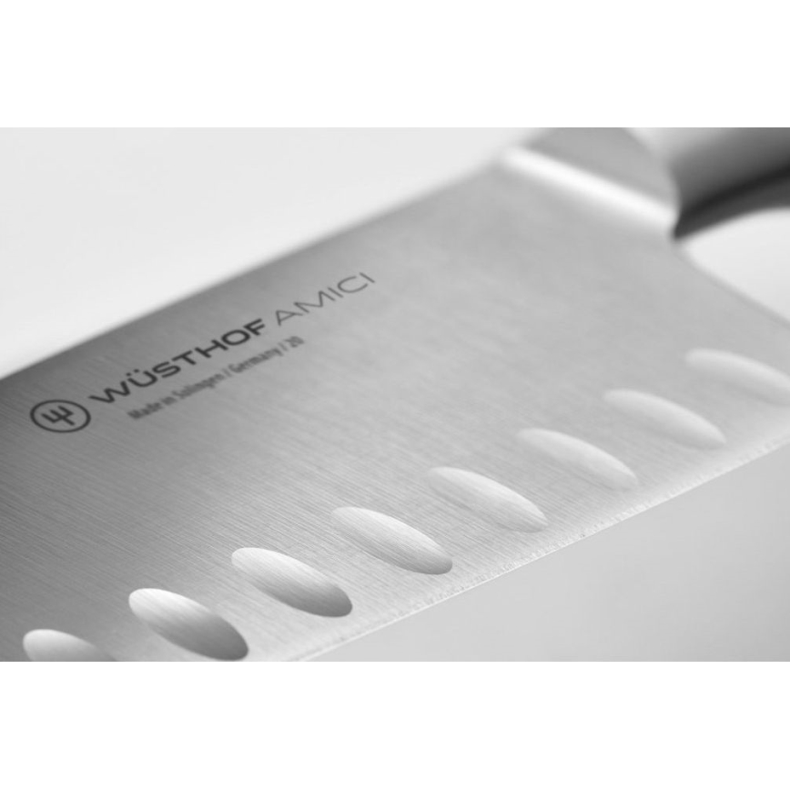 Wüsthof - Keukenmes santoku AMICI 17 cm olijfhout