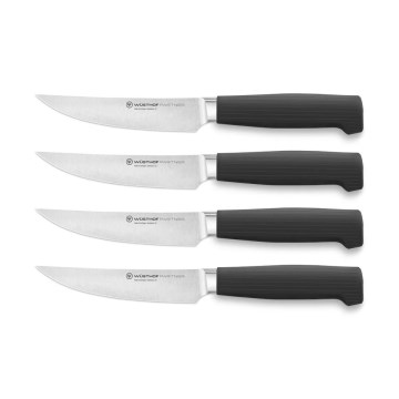 Wüsthof - PARTNER set van 4 steakmessen, zwart