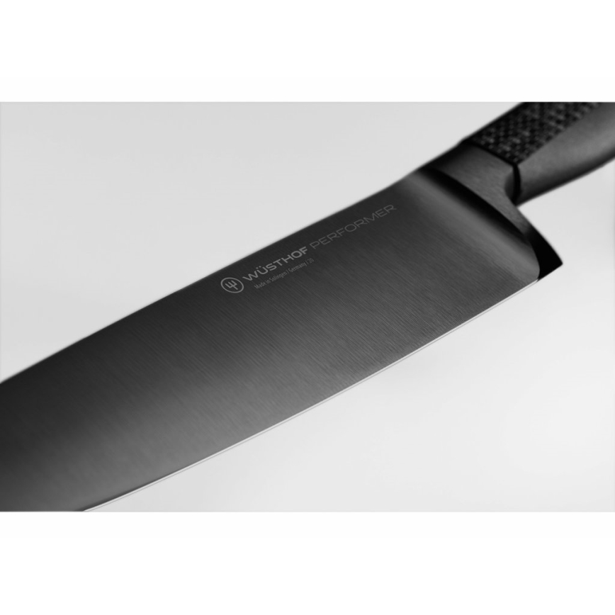 Wüsthof - Keukenmes koksmes PERFORMER 20 cm zwart