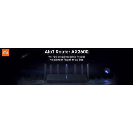 Xiaomi Mi AIoT Wi-Fi Router AX3600 zwart