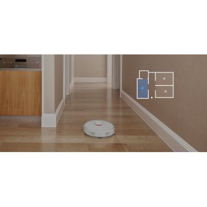 Xiaomi Slimme Roborock Stofzuiger S6 Pure 58W Wi-Fi wit