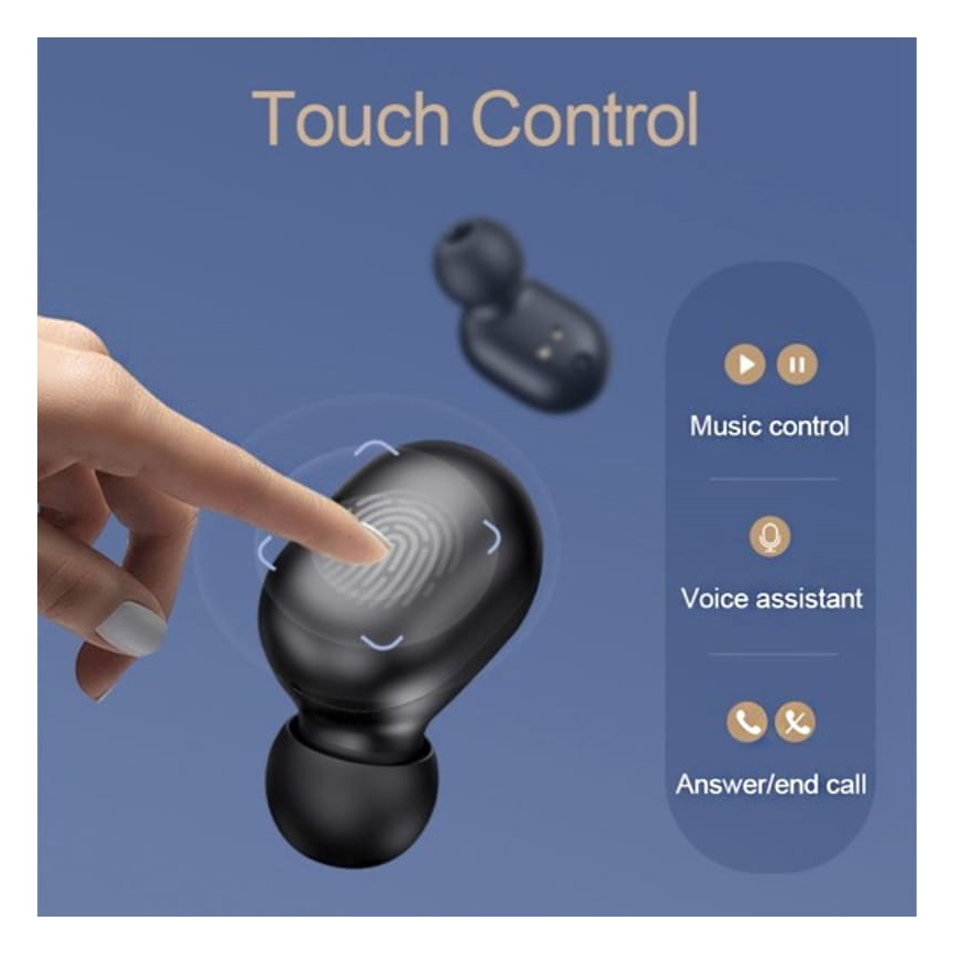 Xiaomi - Waterbestendige en Draadloze Oortjes HAYLOU GT1 Pro Bluetooth  zwart | Lampenmanie