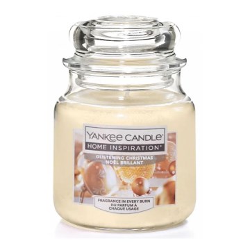 Yankee Candle - Geurkaars GLISTENING CHRISTMAS klein 104g 20-30 uren