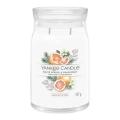 Yankee Candle - Grote geurkaars WHITE SPRUCE & GRAPEFRUIT, 567 g, 60–90 uur.