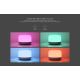 Yeelight - Dimbare LED RGB Tafel Lamp BEDSIDE LED/5W/5V Wi-Fi/Bluetooth