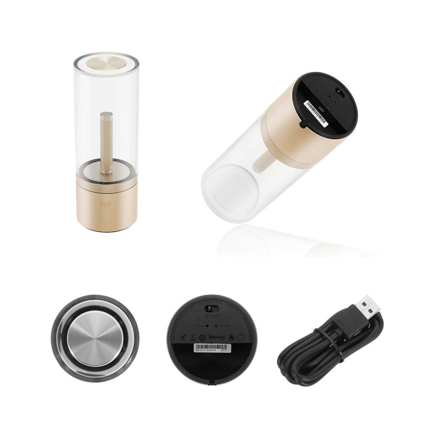 Yeelight - Dimbare LED Tafel Lamp CANDELA LED/6,5W/5V 2100 mAh Bluetooth