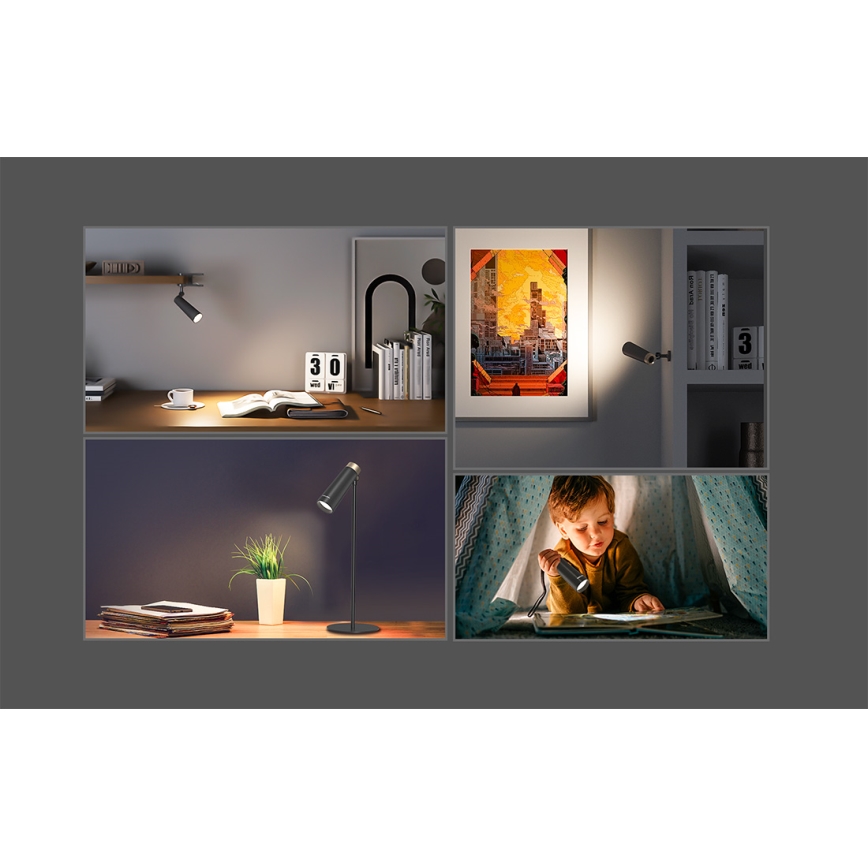 Yeelight - LED Dimbare Oplaadbare Bureaulamp 4-in-1 LED/5W/1800 mAh IP50