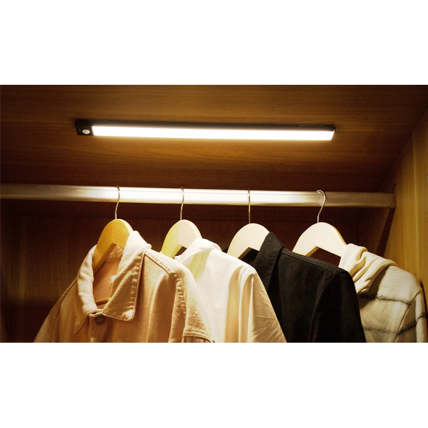 Yeelight - LED dimbaar oplaadbaar meubelverlichting met sensor LED/2,3W/1500 mAh 4000K 40 cm zilver