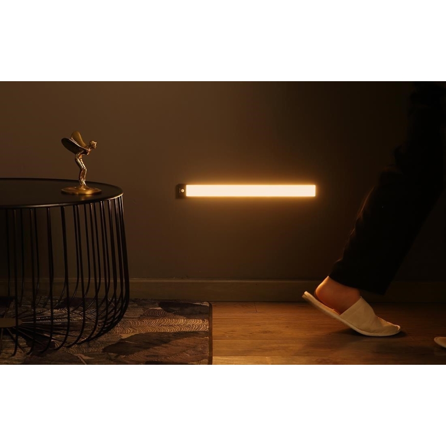 Yeelight - LED dimbaar oplaadbaar meubelverlichting met sensor LED/2,4W/2200 mAh 2700K 60 cm zwart