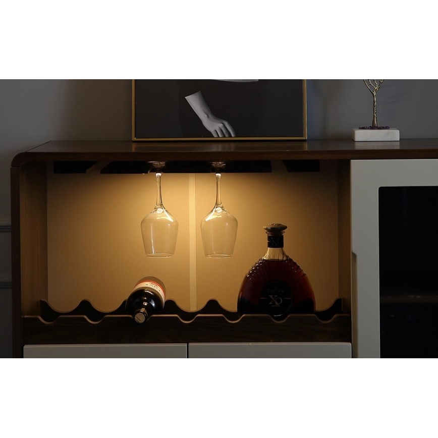 Yeelight - LED dimbaar oplaadbaar meubelverlichting met sensor LED/2,4W/2200 mAh 2700K 60 cm zwart