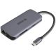 Yenkee - Multi-poort adapter 8in1 USB type C