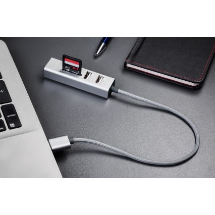 Yenkee - USB Splitter 2.0 en kaartlezer