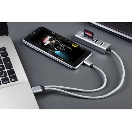 Yenkee - USB Splitter 2.0 en OTG en kaartlezer