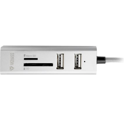 Yenkee - USB Splitter 2.0 en OTG en kaartlezer