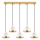 YILDO hanglamp 5xE27/40W/230V wit/goud
