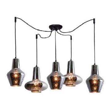 Zambelis 17150 - Hanglamp aan een koord 5xE27/40W/230V spin