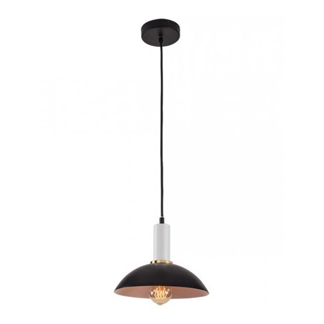 Zambelis 180052 - Hanglamp aan een koord 1xE27/40W/230V zwart