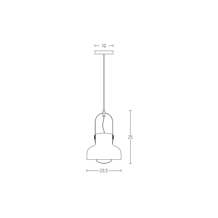 Zambelis 18191 - Hanglamp aan een koord 1xE27/40W/230V