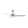 Zambelis 19134 - LED-plafondventilator LED/15W/230V 3000/4000/6000K mat chroom + afstandsbediening
