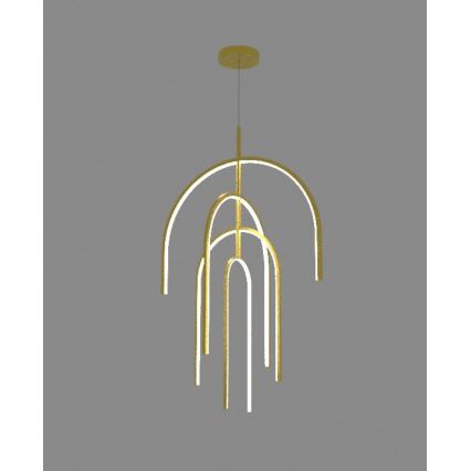 Zambelis 1933 - Dimbare LED hanglamp aan een koord LED/96W/230V goud