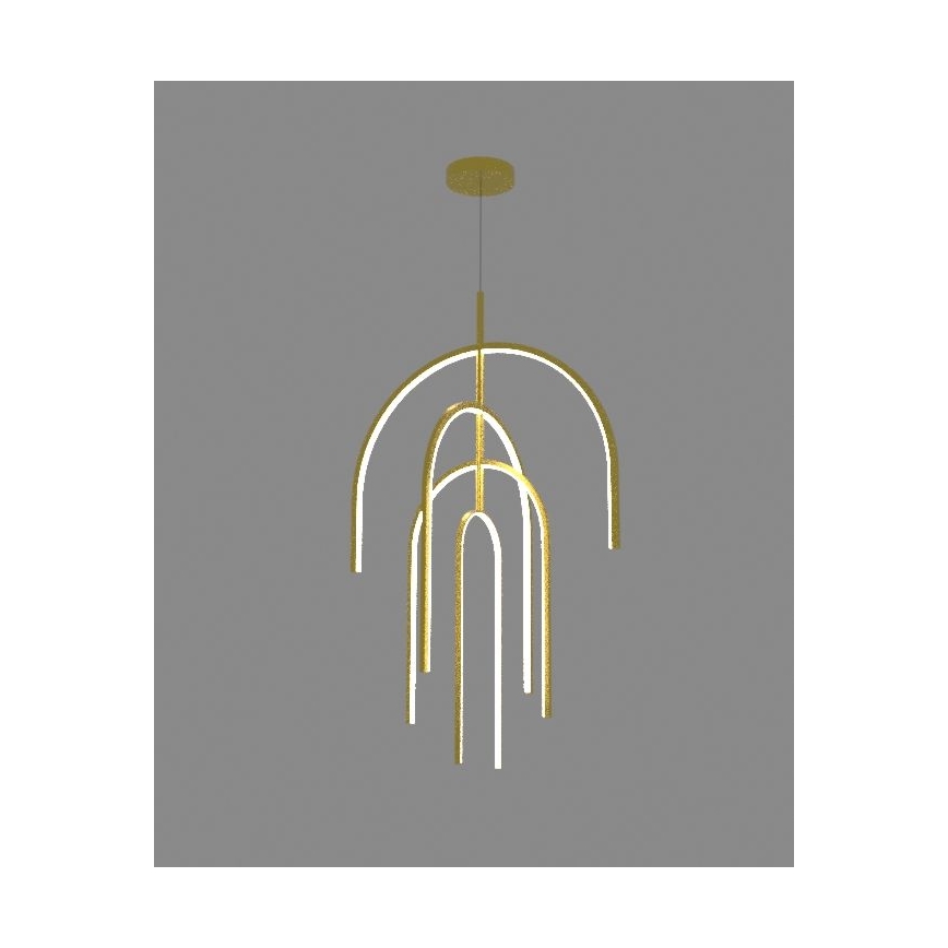 Zambelis 1933 - Dimbare LED hanglamp aan een koord LED/96W/230V goud