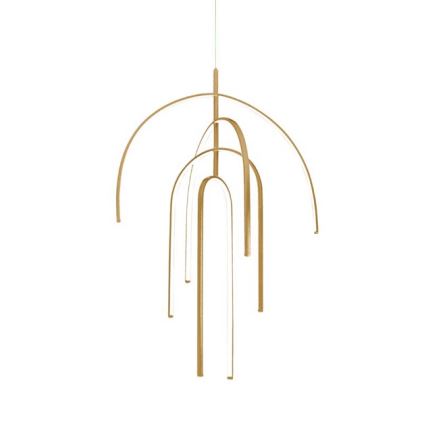 Zambelis 1933 - Dimbare LED hanglamp aan een koord LED/96W/230V goud
