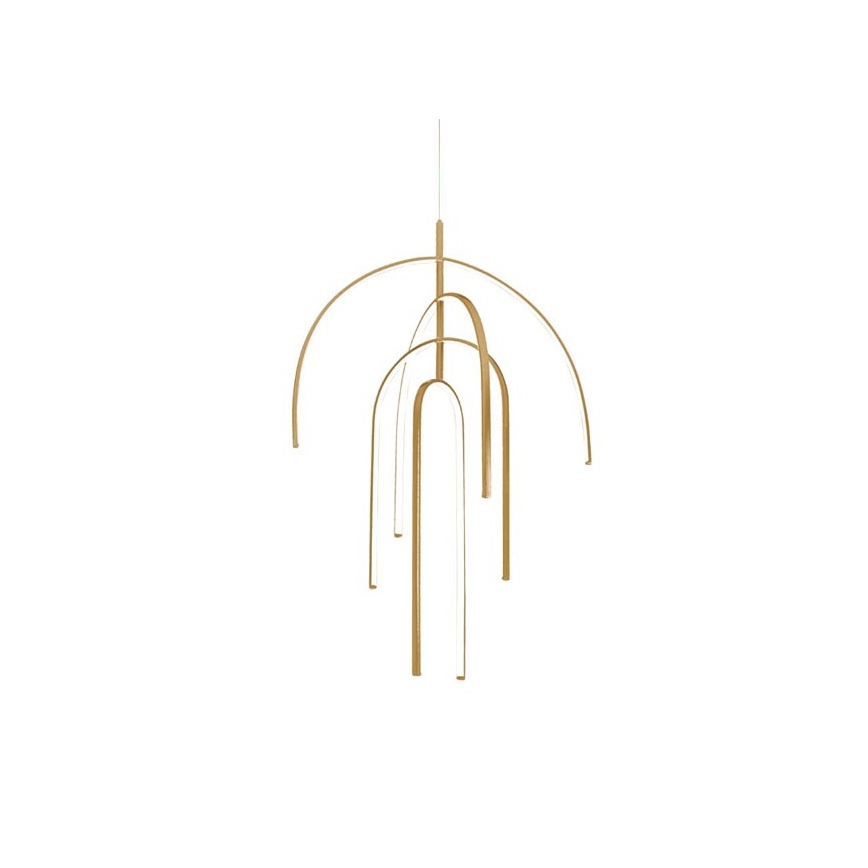 Zambelis 1933 - Dimbare LED hanglamp aan een koord LED/96W/230V goud