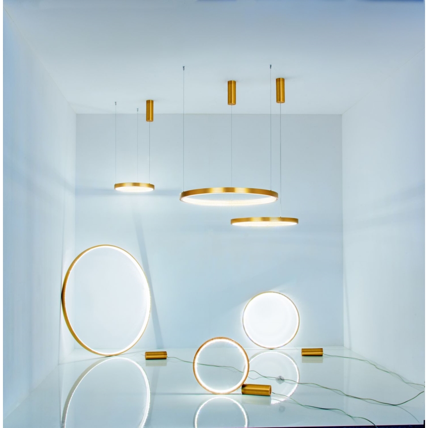 Zambelis 2007 - Dimbare LED hanglamp aan een koord LED/50W/230V goud