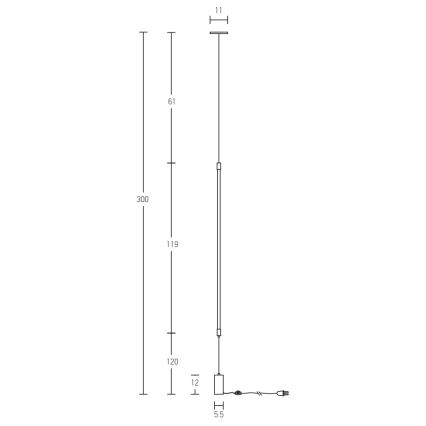 Zambelis 20184 - Staande LED Lamp LED/22W/230V