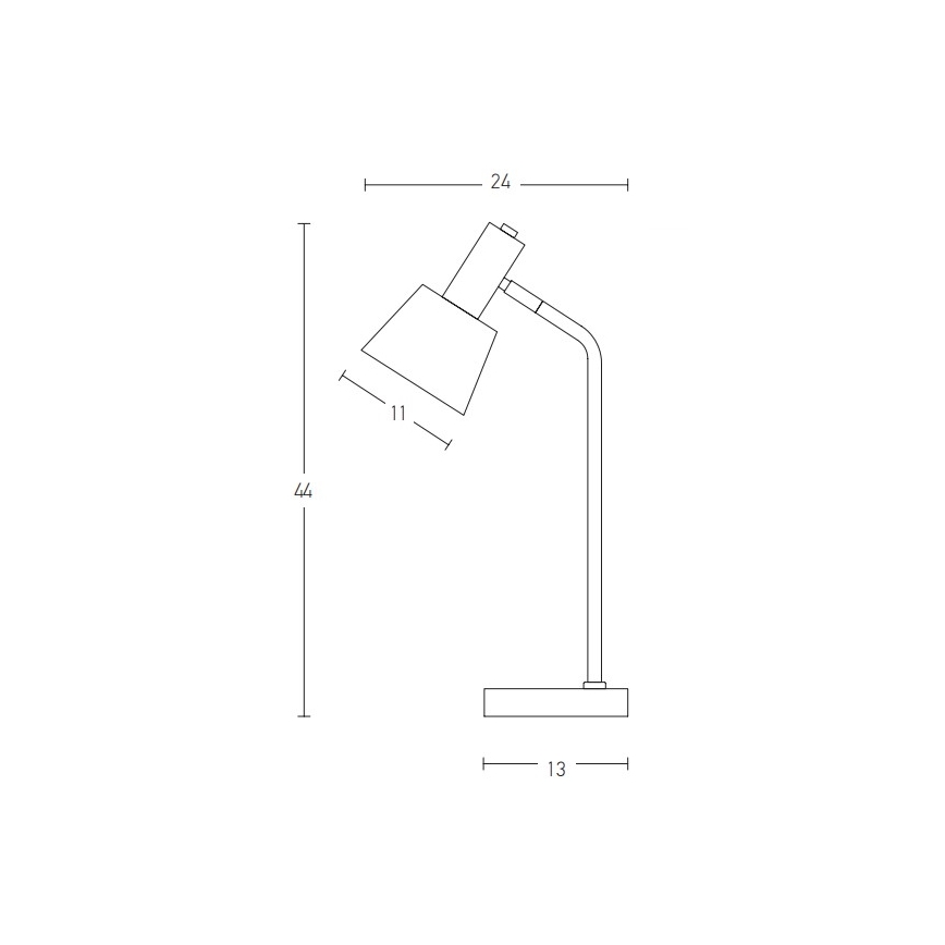 Zambelis 20221 - Tafellamp 1xE14/25W/230V wit