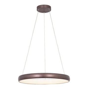 Zambelis 2055 - Dimbare LED hanglamp aan een koord LED/50W/230V diameter 60 cm bruin