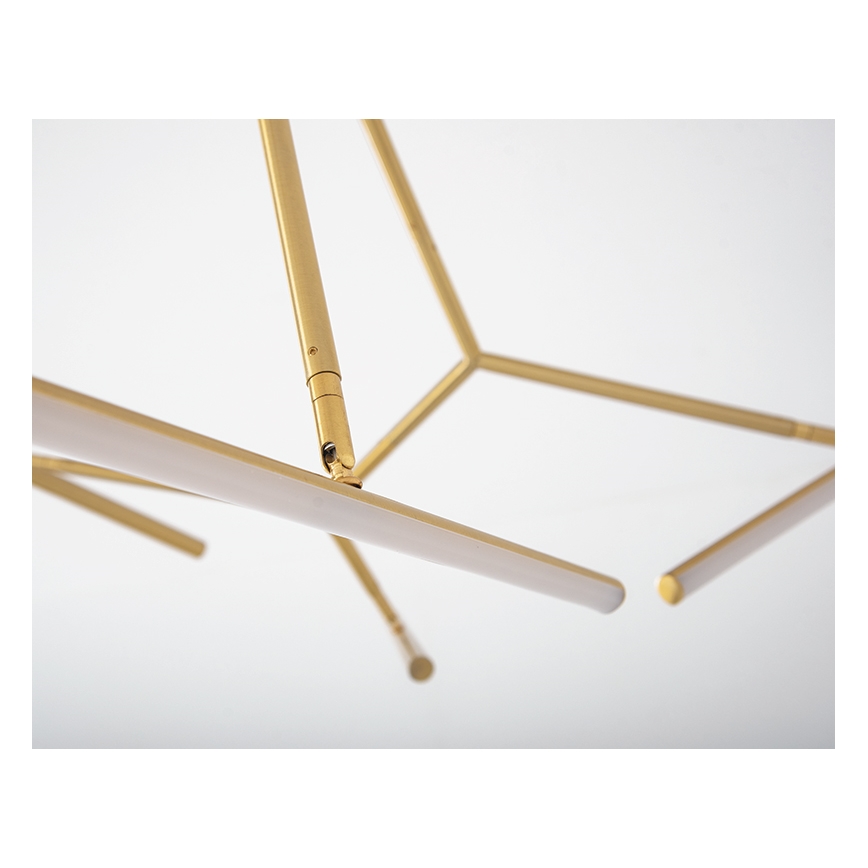 Zambelis 2071 - Dimbare LED hanglamp met vaste pendel LED/49W/230V goud
