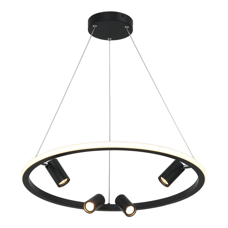 Zambelis 22012 - Dimbare LED hanglamp aan een koord LED/47W/230V diameter 60 cm zwart