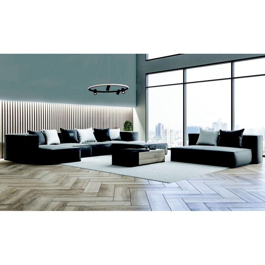 Zambelis 22012 - Dimbare LED hanglamp aan een koord LED/47W/230V diameter 60 cm zwart