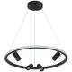 Zambelis 22012 - Dimbare LED hanglamp aan een koord LED/47W/230V diameter 60 cm zwart