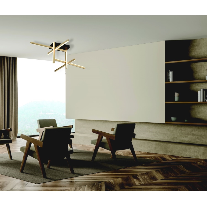 Zambelis 22026 - Dimbare LED bevestigde hanglamp LED/46W/230V goud