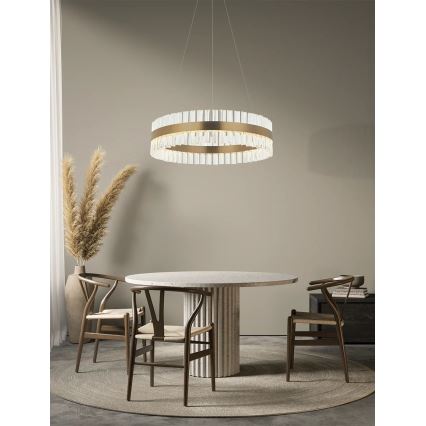 Zambelis 22039 - Dimbare LED hanglamp aan een koord LED/56W/230V goud