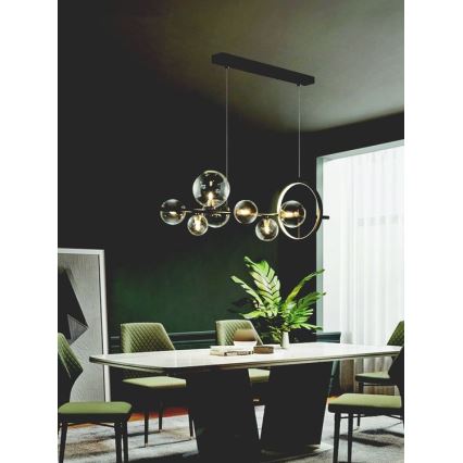 Zambelis 22063 - Dimbare LED hanglamp aan een koord LED/14W + 7xG9/7W/230V